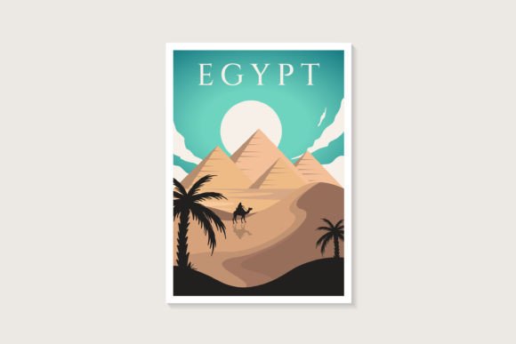 Download Retro Cairo Egypt Poster Design - Premium Resources