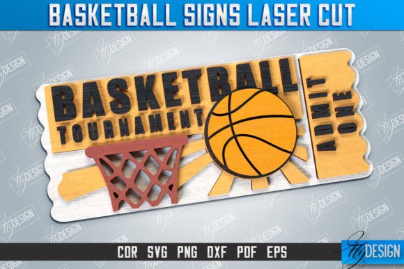 Download Basketball Sign | Sports Sign | CNC File - Cnc file Collection