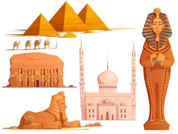 Download Ancient Egypt Vector Cartoon Set - Premium Bundle